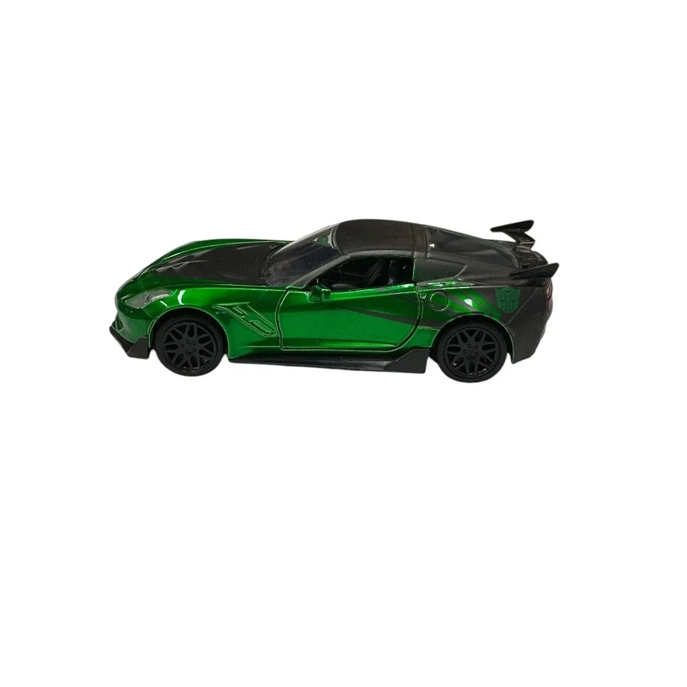 Hasbro 2020 Transformers Chevrolet Corvette Stingray‎ Diecast Car Green Black